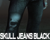 Jm Skull Jeans Black