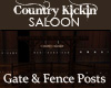 Country Kickin Gate&Post
