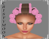 *CM* HAIR ROLLERS - BRWN