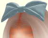 Blue Hair Bow