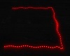 50m2 Bed Lights RED