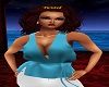 Lt Blue Silk Top