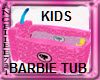 KIDS BARBIE TUB W/DUCKY