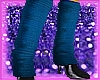 boots w/blue Legwarmers