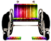 wheel chair rainbow