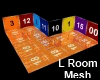 Simple L room mesh