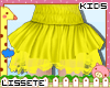 kids yellow skirt