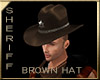SHERIFF BROWN HAT