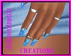 Sea Blue Nails