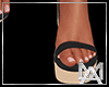 !AM Black Sandals