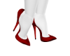 red stilleto court heels