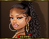 K̷ -Curly Ponytail *Blk