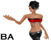 [BA] Red Chained Top