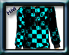 !HM! Teal Punk Hoodie