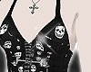 skull halter top