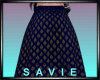 SAV Blu Brocade L Skirt