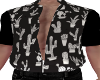 Josh Blk Cactus Shirt