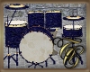 Blue Animated Drums