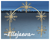 Christmas Snowflake Arch