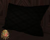 ☪ Black Ottoman Pillow
