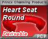 PCP~Heart Seat Round