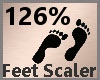 Feet Scaler 126% F