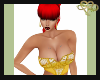 Loveheart Corset Yellow
