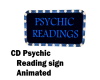 CD Psychic Reading Sign