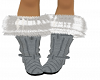 kids gray boots