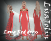 LJ* Long Red dress