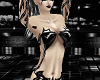black tentacle dress