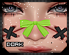 D|Green Stitch Bow