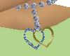 AV Twin Hearts Necklace