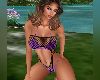 Fishnet Bikini Purple