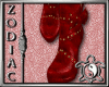 Red Velvet boots