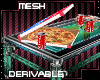 Derivable Pizza Table 