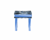 angel blue end table