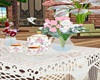 Tea Set w/ Flowers