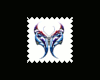 Trible butterfly stamp