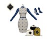 YIERNY DRESS BLUCRM RLL