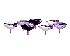 purple butterflie chairs