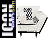 ICON White & Blk Chair