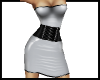 13 Belted Dress - White