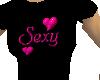 sexy e.z tee in black