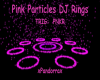 Pink Particle DJ Rings
