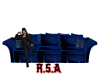 DR Blue Comfy Sofa