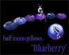 Blueberry HalfmoonPillow