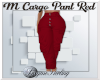M Red Cargo Pant