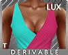 DEV Bow Ruffle Dress LUX