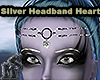 Silver Headband Heart F